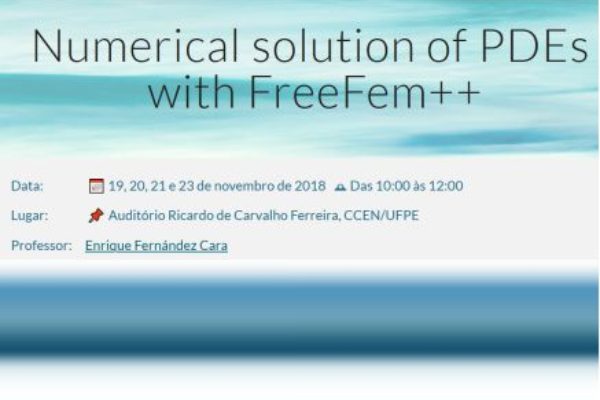 Numerical solution of PDEs with FreeFem++